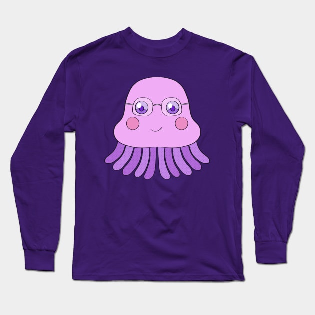 A cute squid Long Sleeve T-Shirt by DiegoCarvalho